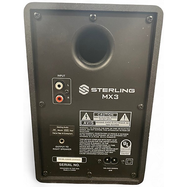Used Sterling Audio MX3 Pair Powered Monitor