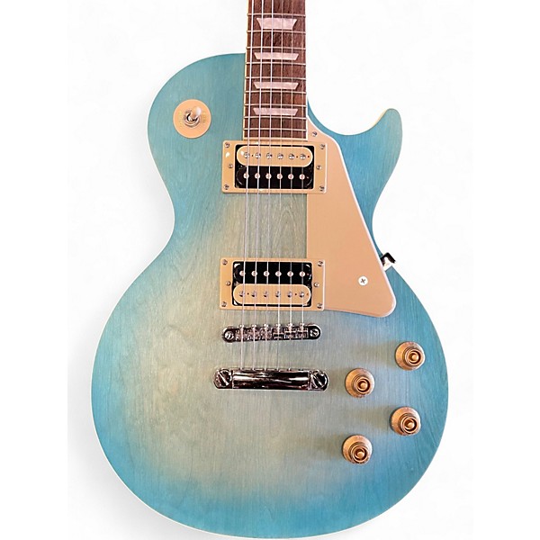 Used Epiphone Les Paul Traditional Pro IV Ocean Blue Burst Solid Body Electric Guitar