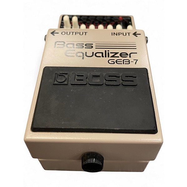 Used BOSS GEB7 7 Band Bass Equalizer Bass Effect Pedal
