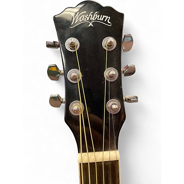 Used Washburn WA90CE 2 Color Sunburst Acoustic Electric Guitar