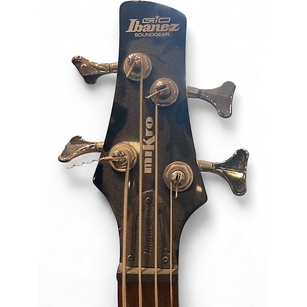 Used Ibanez GSRM20 Mikro Short Scale Black Electric Bass Guitar