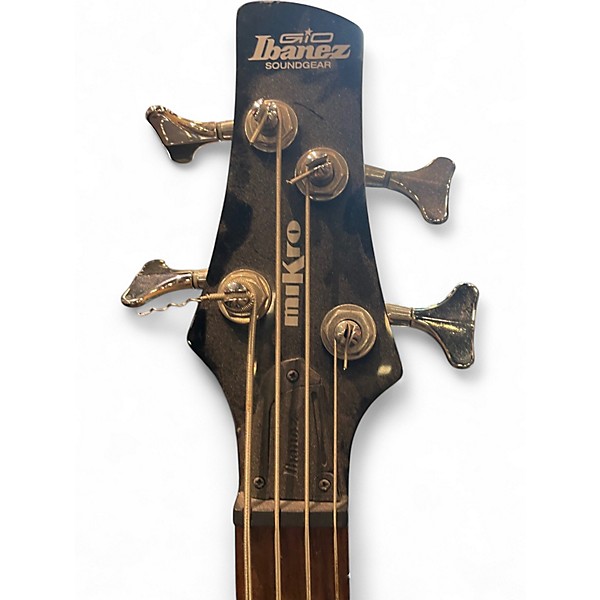 Used Ibanez GSRM20 Mikro Short Scale Black Electric Bass Guitar
