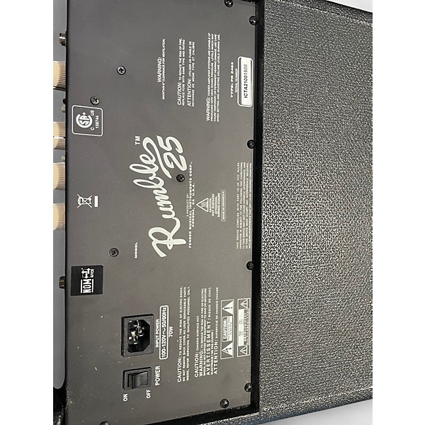 Used Fender Rumble 25 25W 1x8 Bass Combo Amp