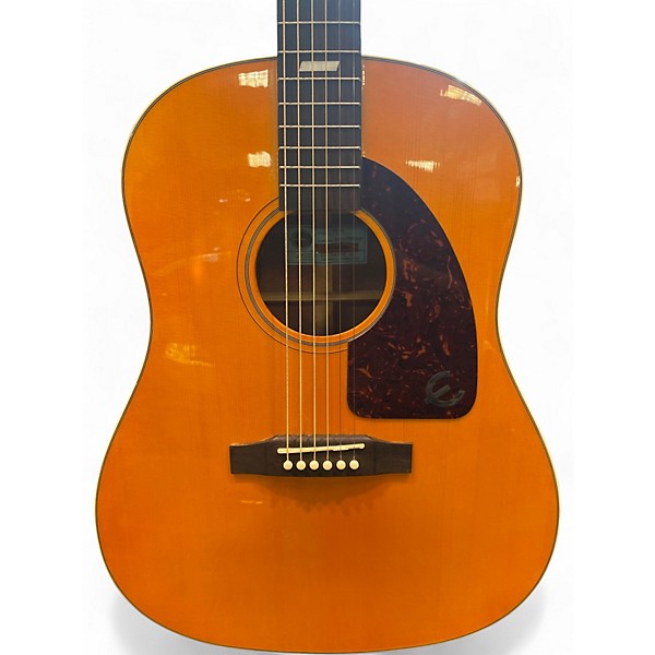 Used Epiphone Ft79 Natural Acoustic Electric Guitar