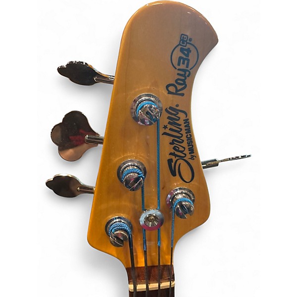 Used Sterling Audio Ray34 Classic 3 Color Sunburst Electric Bass Guitar
