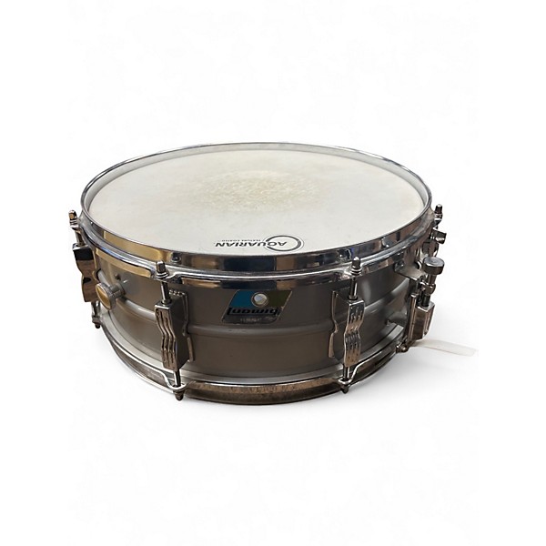 Used Ludwig 5X14 Acrolite Snare SILVER Drum