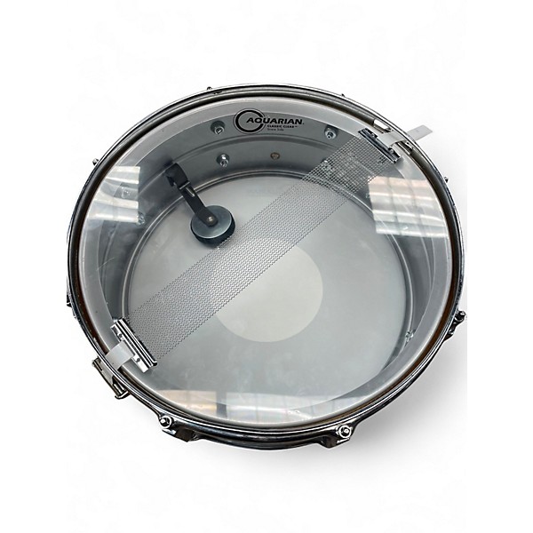 Used Ludwig 5X14 Acrolite Snare SILVER Drum