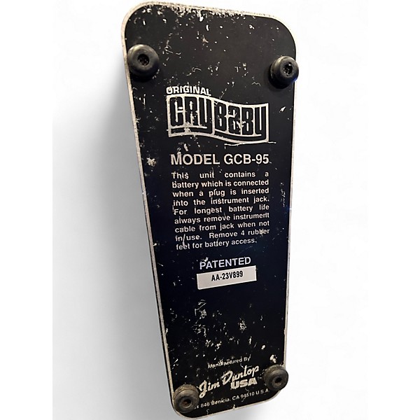 Used Dunlop GCB95 Original Crybaby Wah Effect Pedal