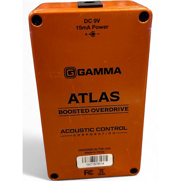 Used GAMMA ATLAS Boosted Overdrive Pedal Effect Pedal