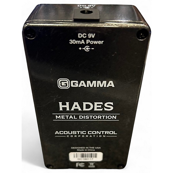Used GAMMA Hades Metal Distortion Effect Pedal