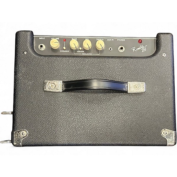 Used Fender Rumble 25 25W 1x8 Bass Combo Amp