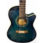 Used Ibanez AE25MS Blue Burst Acoustic Electric Guitar