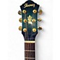 Used Ibanez AE25MS Blue Burst Acoustic Electric Guitar