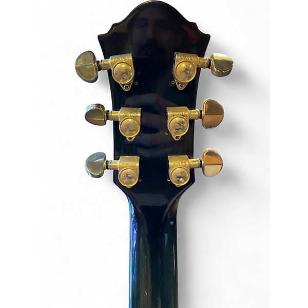 Used Ibanez AE25MS Blue Burst Acoustic Electric Guitar