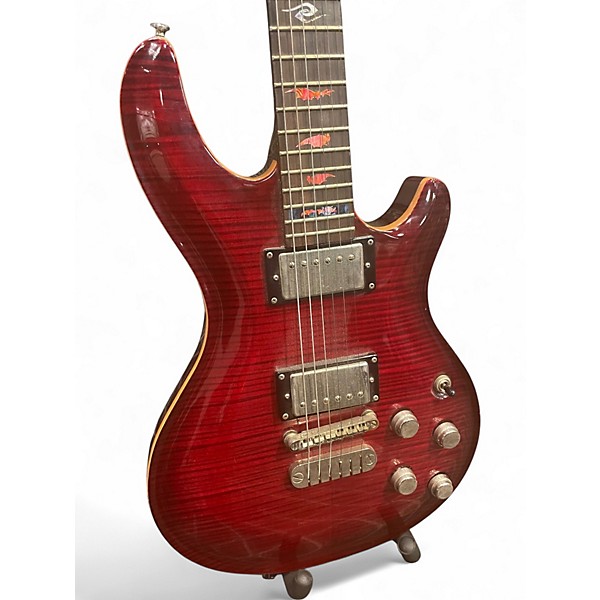 Used Dean Hardtail 2 Crimson Red Burst Solid Body Electric Guitar