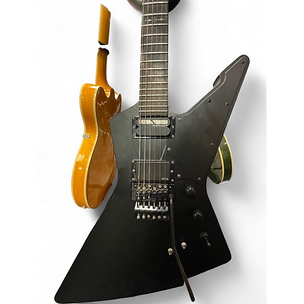 Used Schecter Guitar Research E1 FRS BLACK Solid Body Electric Guitar