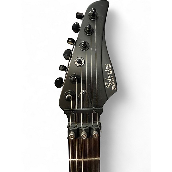 Used Schecter Guitar Research E1 FRS BLACK Solid Body Electric Guitar
