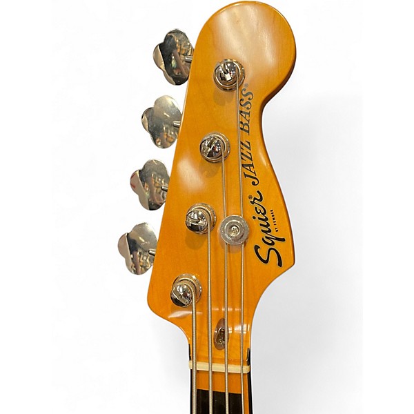 Used 2020s Squier Classic Vibe 70s Jazz Bass Natural Electric Bass Guitar
