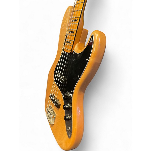 Used 2020s Squier Classic Vibe 70s Jazz Bass Natural Electric Bass Guitar