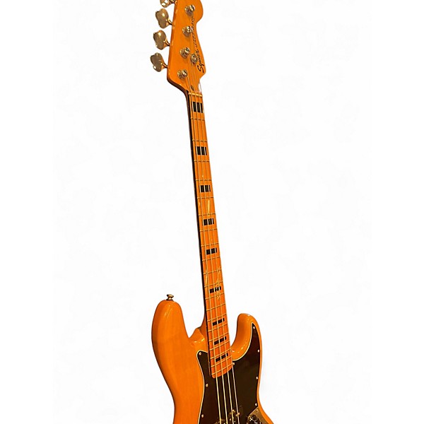 Used 2020s Squier Classic Vibe 70s Jazz Bass Natural Electric Bass Guitar