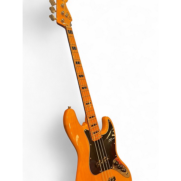 Used 2020s Squier Classic Vibe 70s Jazz Bass Natural Electric Bass Guitar