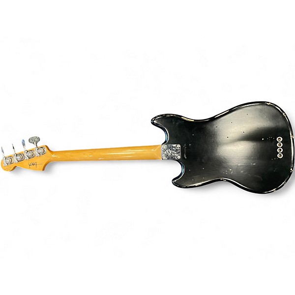 Used Fender JMJ MUSTANG BASS Black Electric Bass Guitar