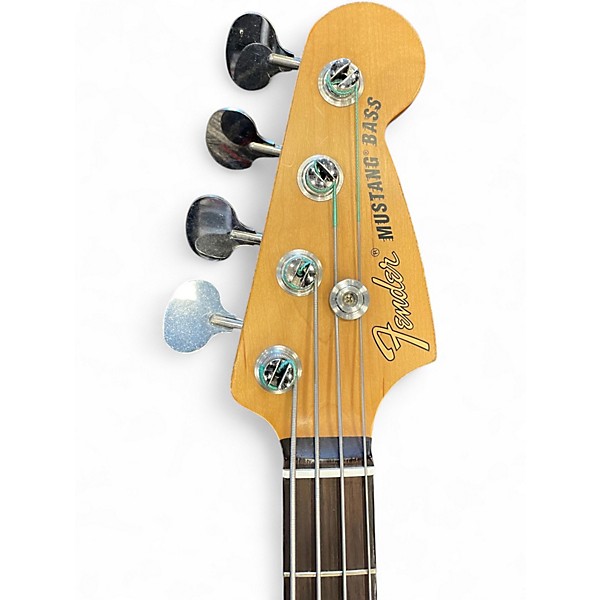Used Fender JMJ MUSTANG BASS Black Electric Bass Guitar