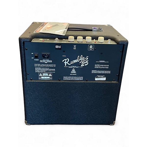 Used Fender Rumble 25 25W 1x8 Bass Combo Amp