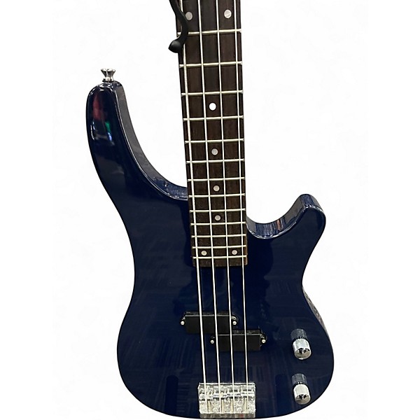 Used Rogue SX-100B Blue Electric Bass Guitar