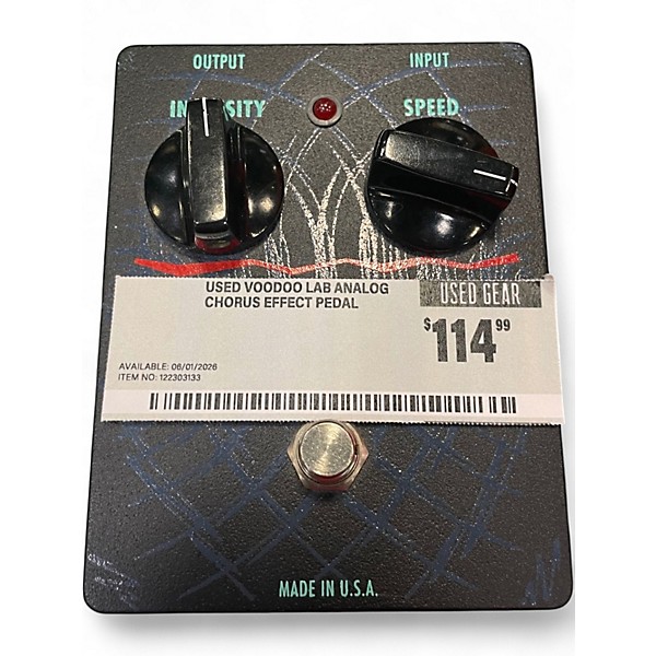 Used Voodoo Lab ANALOG CHORUS Effect Pedal