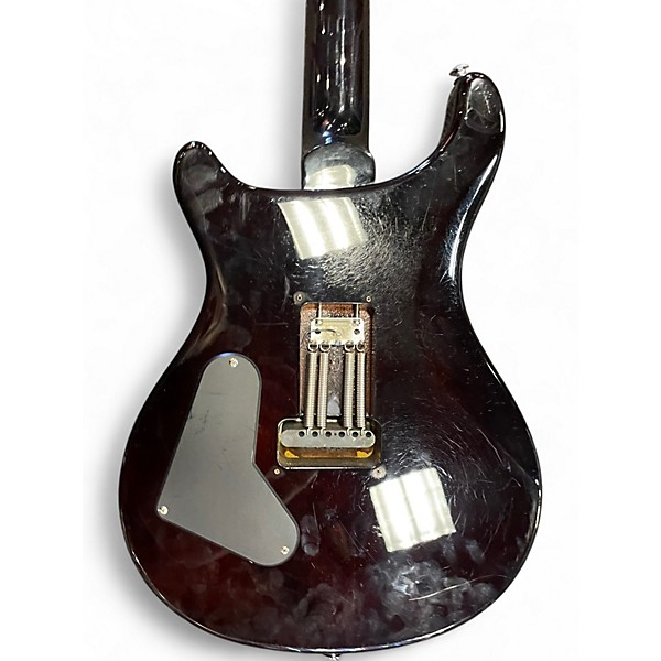 Used PRS SE Custom 24 Black Gold Sunburst Solid Body Electric Guitar