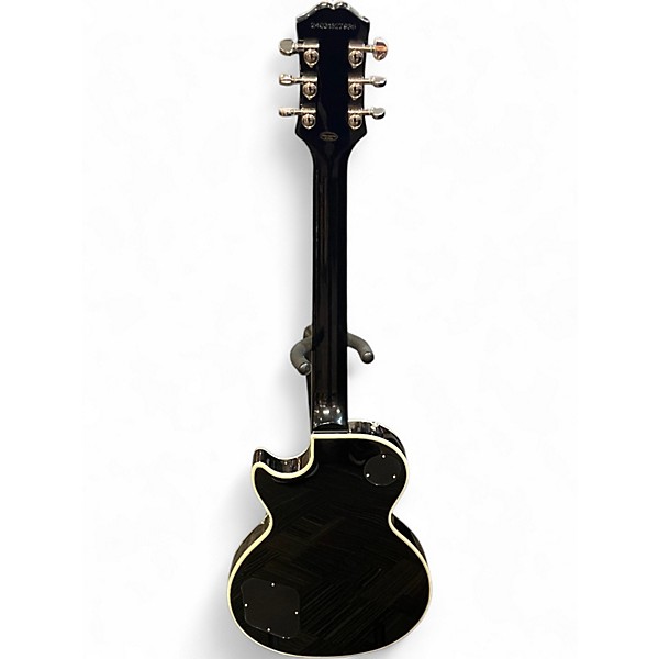Used Epiphone Les Paul Custom Silverburst Solid Body Electric Guitar