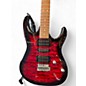 Used 2023 Ibanez  Gio Ax Trans Crimson Red Solid Body Electric Guitar