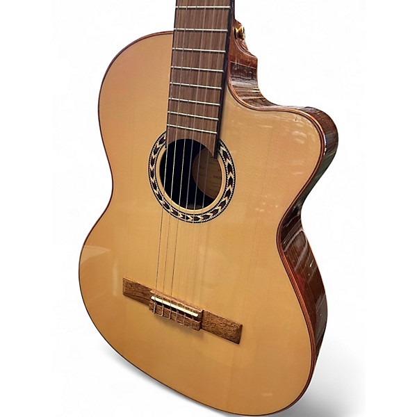 Used Lucero LFN200SCE Natural Classical Acoustic Electric Guitar