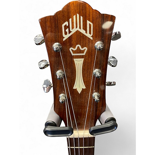 Used Guild OM120 Natural Brown Acoustic Guitar