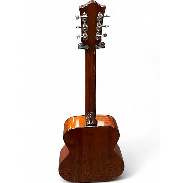 Used Guild OM120 Natural Brown Acoustic Guitar