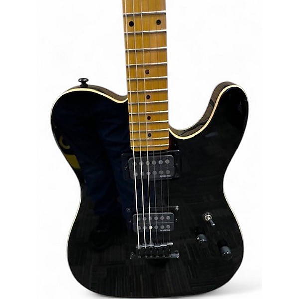 Used Schecter Guitar Research PT Black Solid Body Electric Guitar