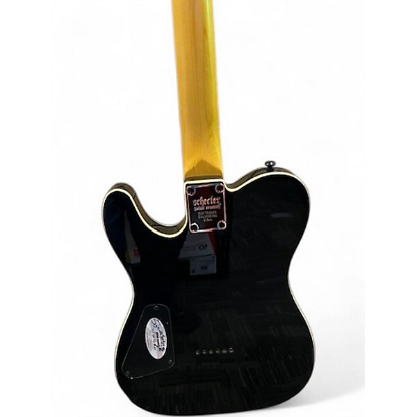 Used Schecter Guitar Research PT Black Solid Body Electric Guitar