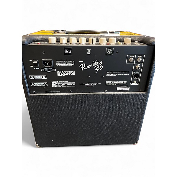 Used Fender Rumble 40 Bass Combo Amp