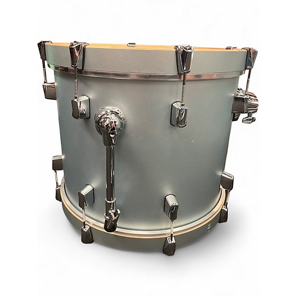 Used Pearl 3 Piece Decade Maple Bop Kit Ice Blue Metallic Drum Kit