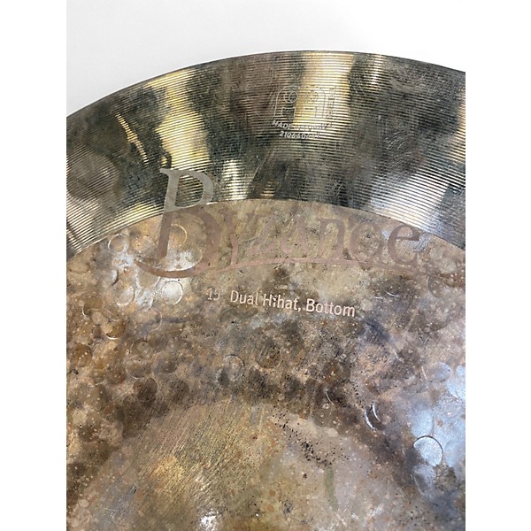 Used MEINL 15in Byzance Dual Hi Hat Pair Cymbal