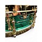 Used Ludwig 14in Carl Palmer Venus Signature Snare Green Drum