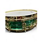Used Ludwig 14in Carl Palmer Venus Signature Snare Green Drum