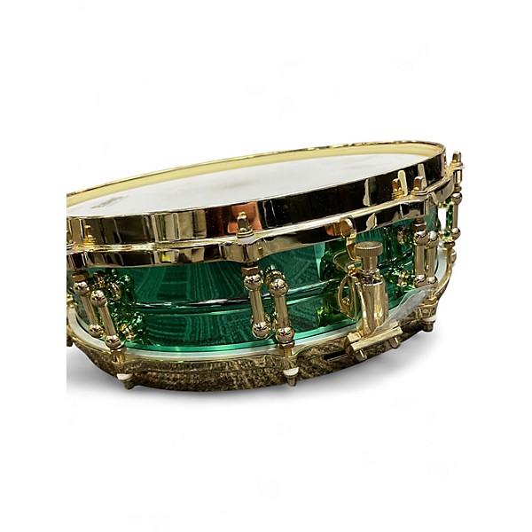 Used Ludwig 14in Carl Palmer Venus Signature Snare Green Drum
