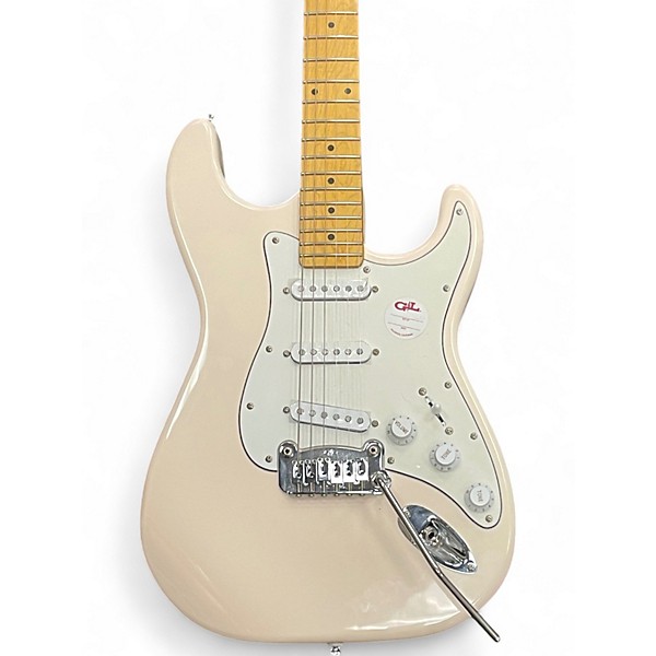 Used G&L Tribute Legacy Olympic White Solid Body Electric Guitar