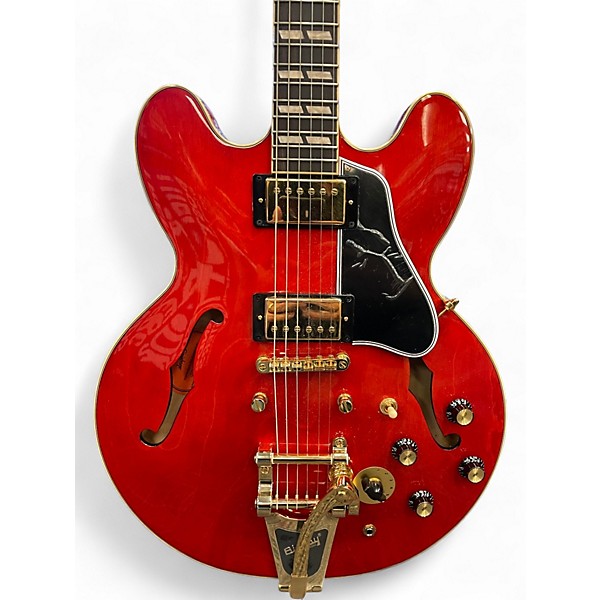Used Epiphone Back to the Future 345 Wine Red Hollow Body Electric Guitar