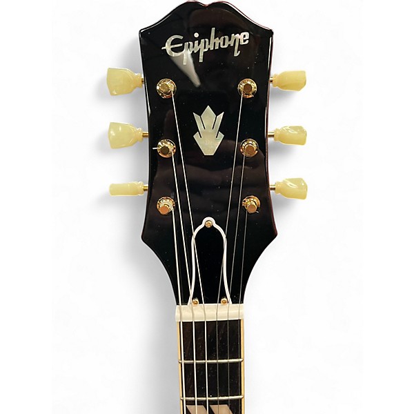 Used Epiphone Back to the Future 345 Wine Red Hollow Body Electric Guitar