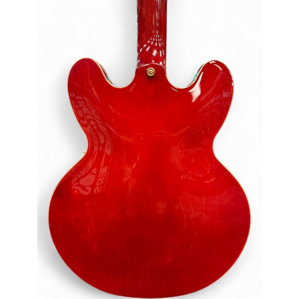 Used Epiphone Back to the Future 345 Wine Red Hollow Body Electric Guitar