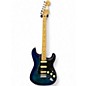 Used Fender Player Plus Stratocaster HSS Blue Burst Solid Body Electric Guitar thumbnail