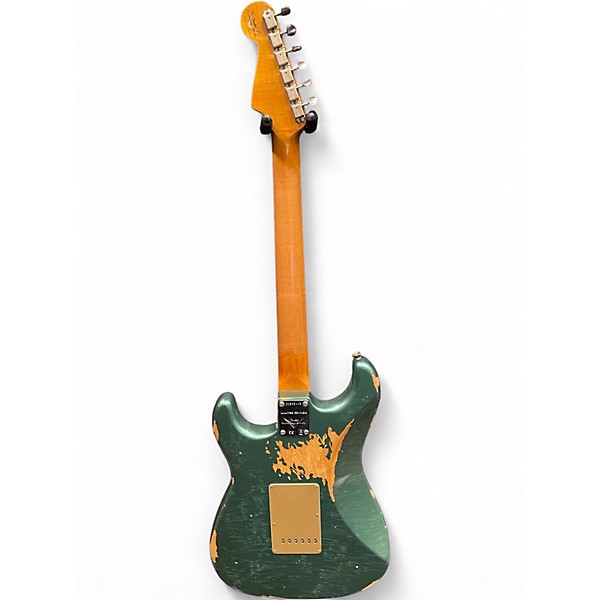 Used Fender Custom Shop LTD 59 Stratocaster Roasted maple Heavy Relic Sherwood Green Metallic Solid Body Electric Guitar